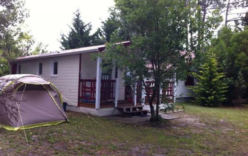 Location de vacances - Chalet à Parentis-en-Born - vue nord  ouest