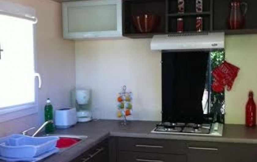 Location de vacances - Chalet à Parentis-en-Born - coin cuisine