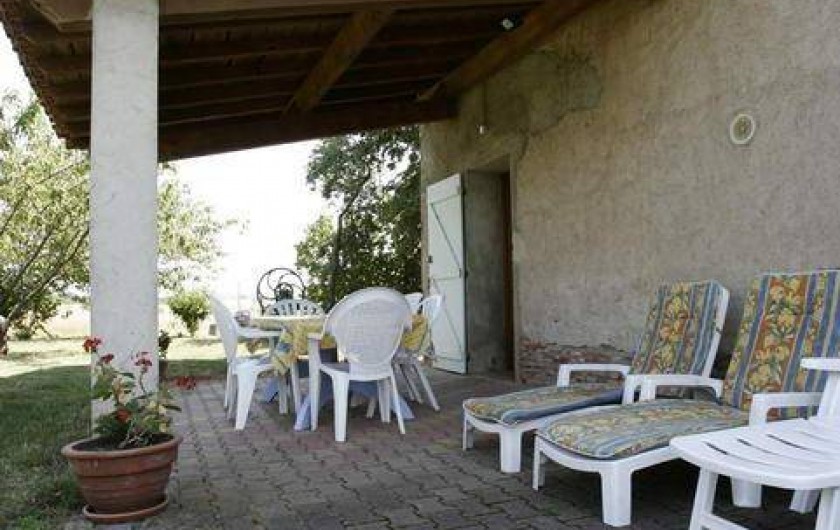 Location de vacances - Gîte à Lisle-sur-Tarn - terrasse