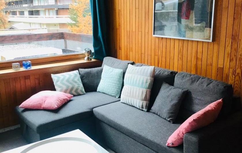 Location de vacances - Appartement à Les Claux - Salon