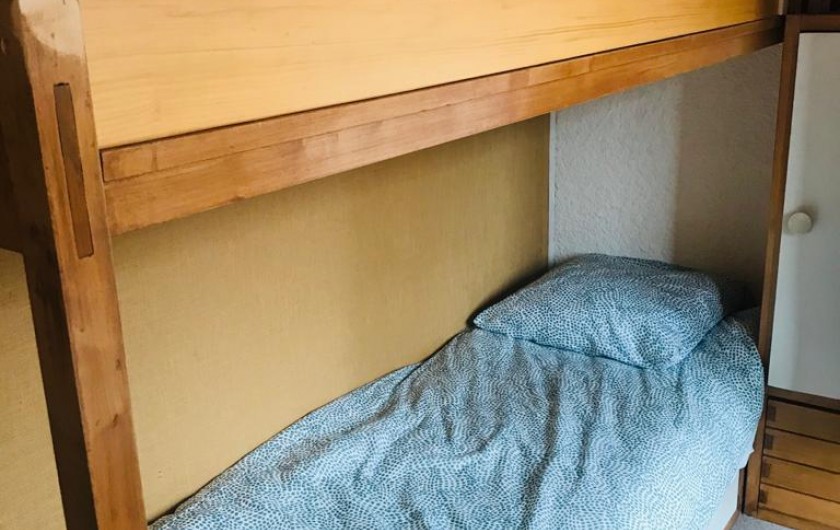 Location de vacances - Appartement à Les Claux - Lits superposés