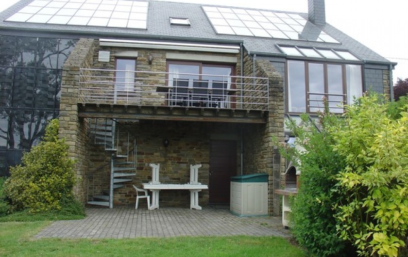 Location de vacances - Villa à Vielsalm - Maison vue arrière
