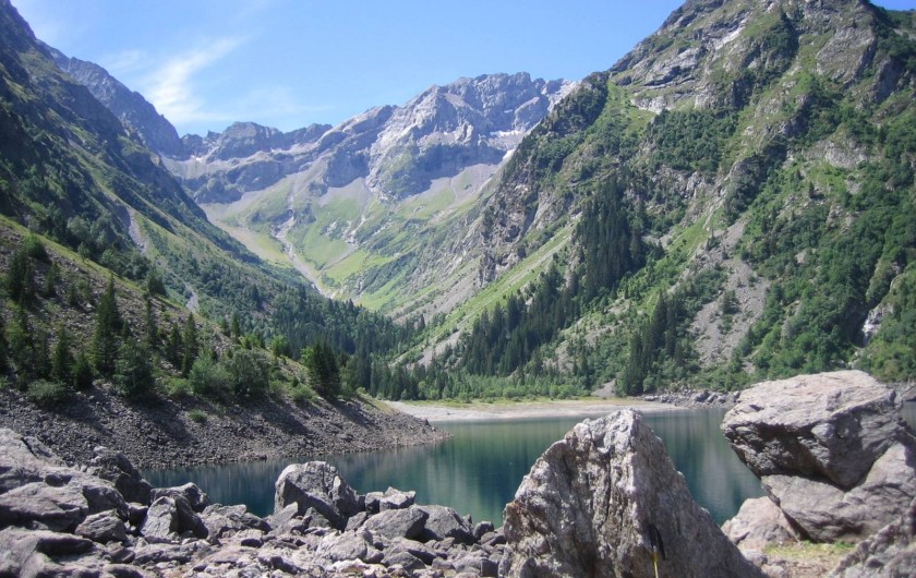 Location de vacances - Chalet à Les Deux Alpes - Randonnée au bord du lac Lauvitel