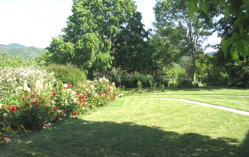 Location de vacances - Gîte à Meyras - Autre vue  du jardin