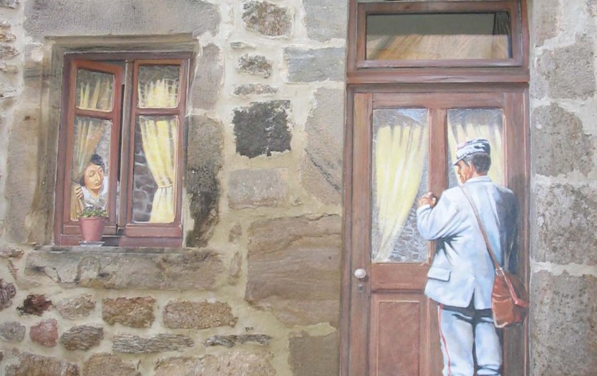 Location de vacances - Gîte à Meyras - La dame à la fenêtre