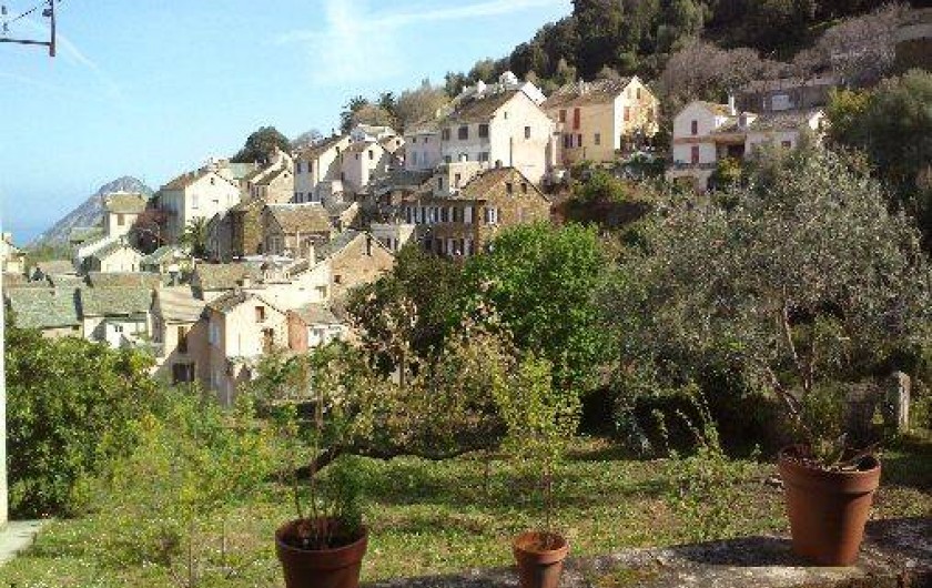 Location de vacances - Villa à Canari - vue sur le village