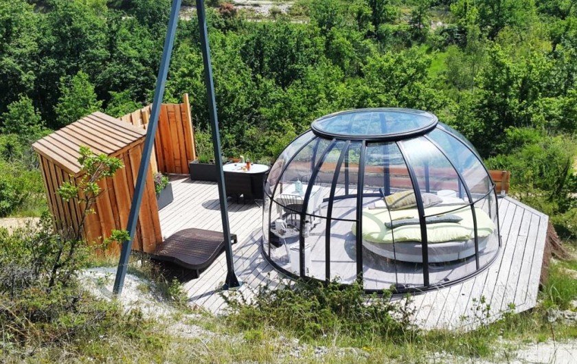 Location de vacances - Insolite à Labastide-de-Penne - Dôme confort