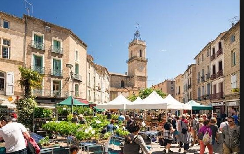 Location de vacances - Appartement à Pézenas - marche du samedi
