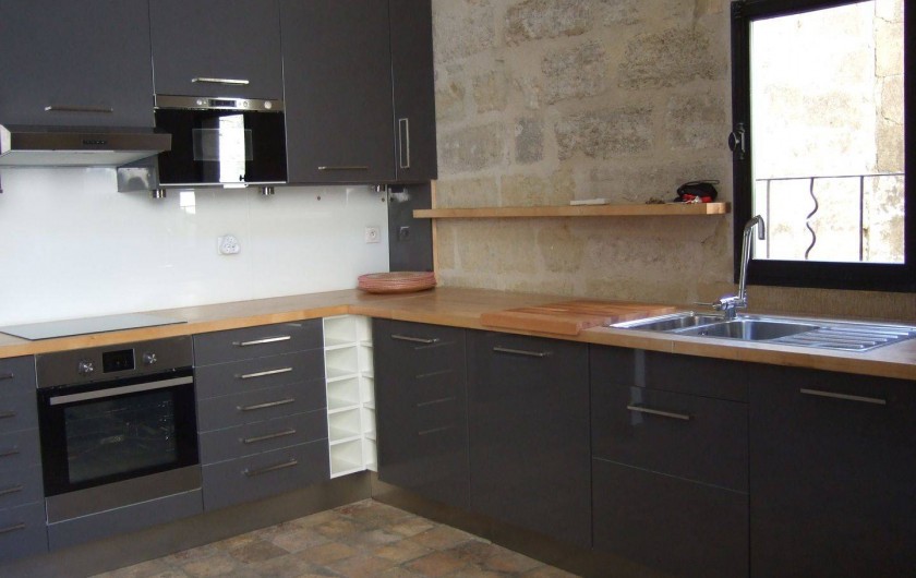 Location de vacances - Appartement à Pézenas - cuisine américaine