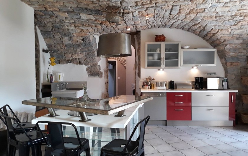 Location de vacances - Gîte à La Cresse - La cuisine américaine