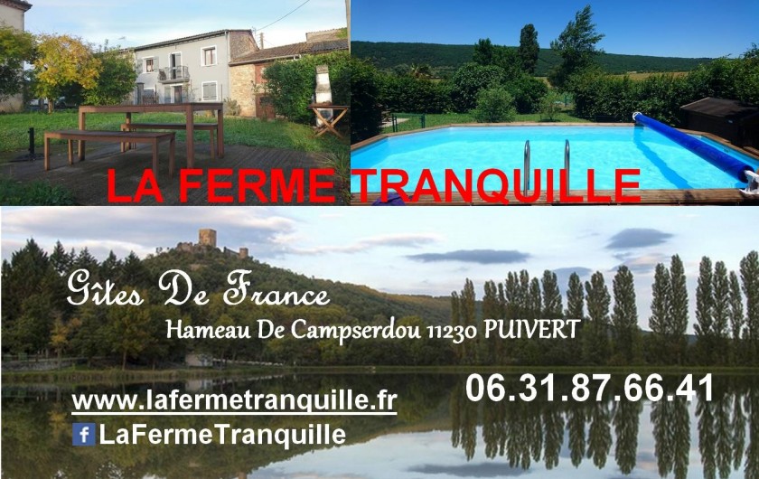 Location de vacances - Gîte à Puivert - Carte De Visite
