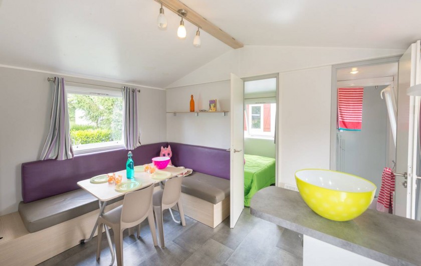 Location de vacances - Camping à Guérande - Mobil-home 2 chambres 1 salle de bains