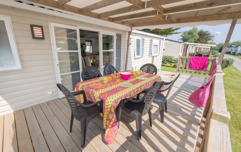 Location de vacances - Camping à Guérande - Mobil-home LUXE 3 chambres 2 salles de bains 2wc