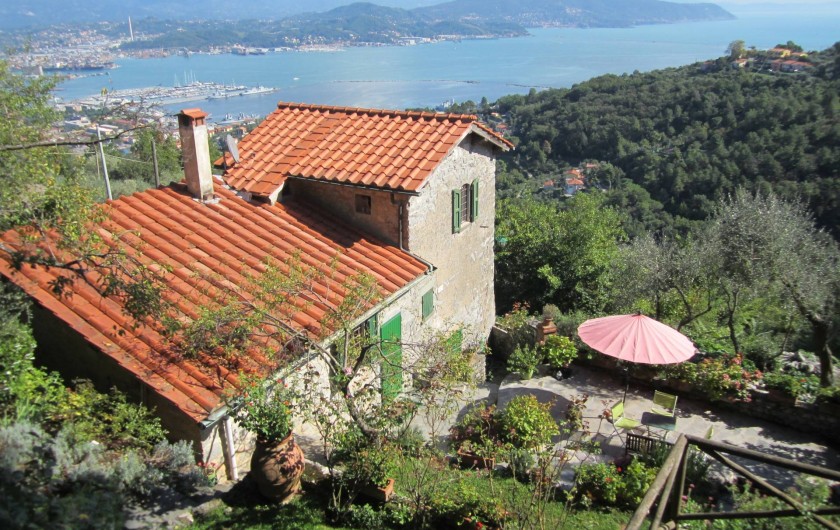 Location de vacances - Villa à La Spezia - La Villa des mures et sa magnifique vue