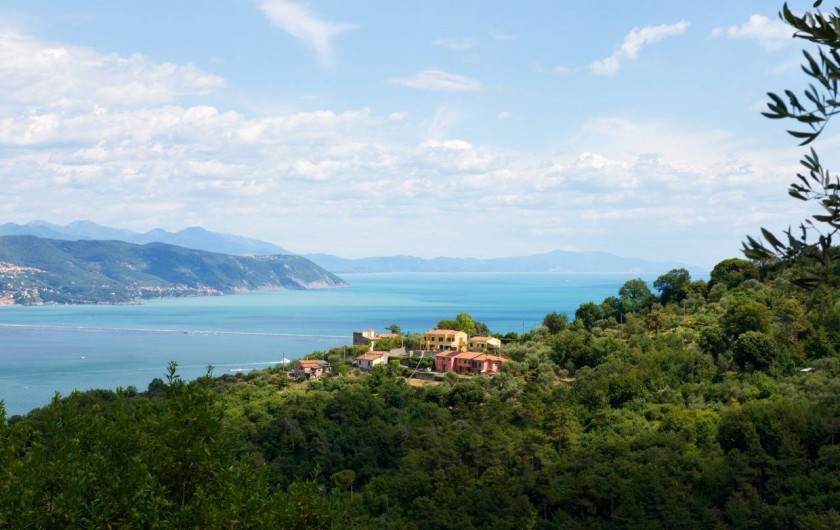 Location de vacances - Villa à La Spezia - La vue sur le "Golfo dei Poeti"