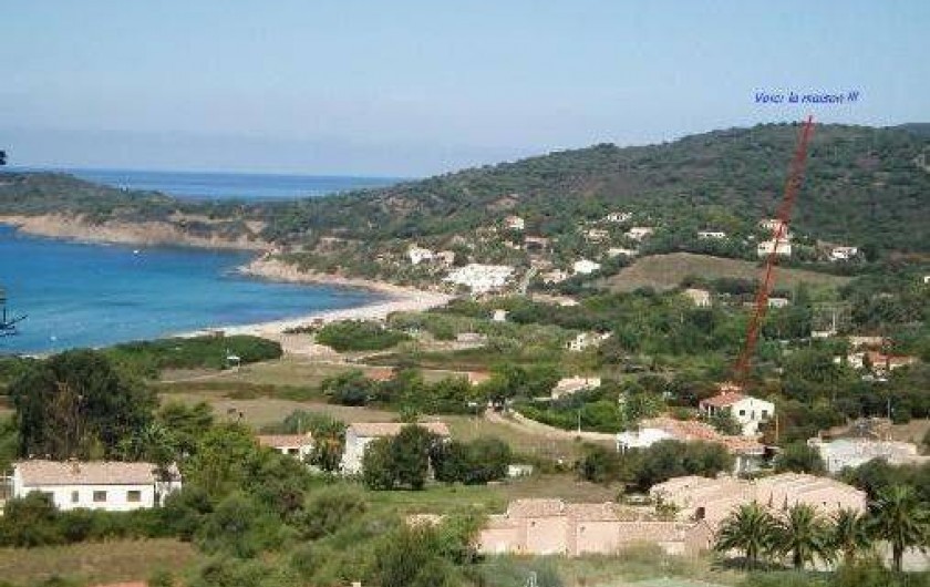 Location de vacances - Appartement à Cargèse - Vue de la villa de Cargèse