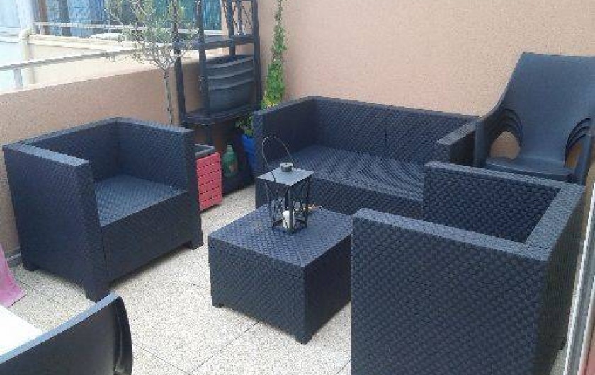 Location de vacances - Appartement à Agde - terrasse