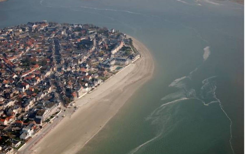Location de vacances - Bungalow - Mobilhome à Le Crotoy - Vue aérienne du Crotoy