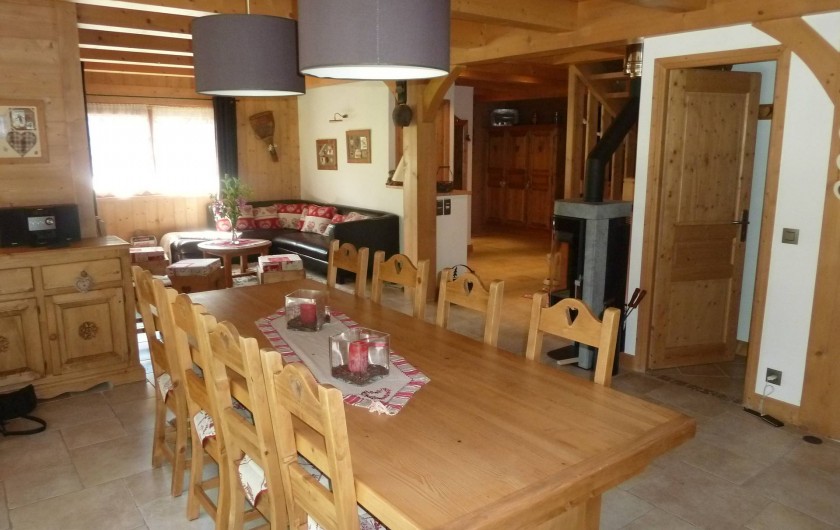 Location de vacances - Chalet à Megève - la salle à manger