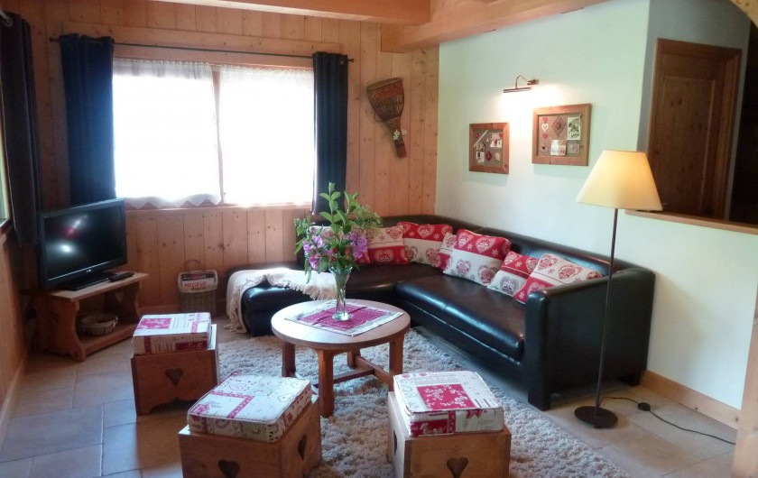 Location de vacances - Chalet à Megève - le salon,