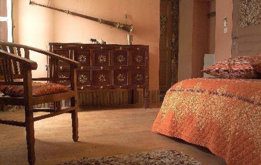 Location de vacances - Château - Manoir à Bourg-Saint-Andéol - chambre "nuit kirghize"