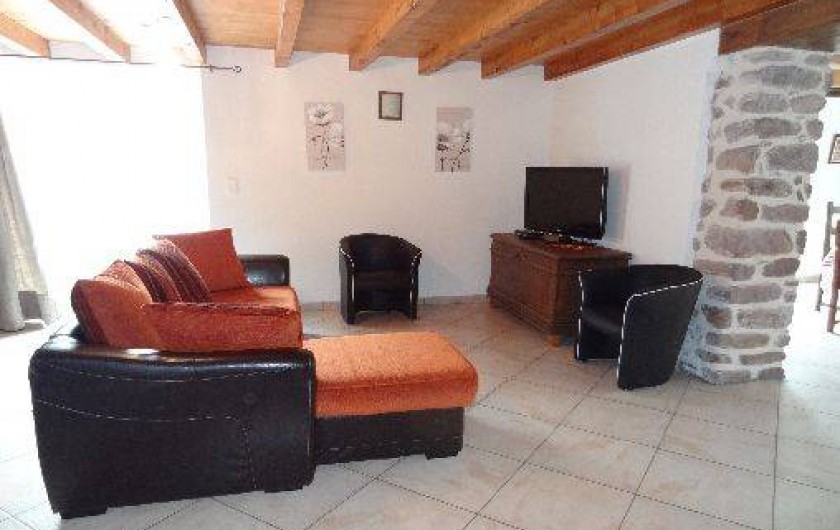 Location de vacances - Villa à Bidarray - grand salon