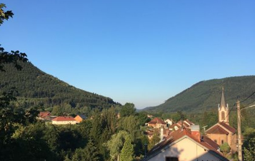 Location de vacances - Gîte à Raon-lès-Leau - Vue de la terrasse