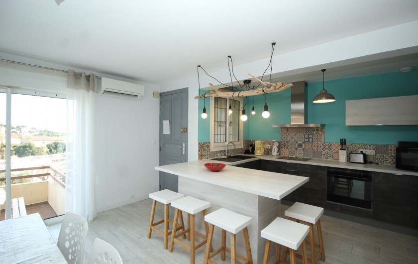 Location de vacances - Villa à Port-Vendres - Cuisine dinatoire