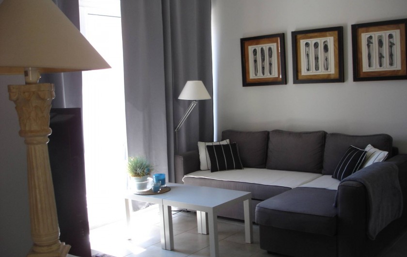 Location de vacances - Appartement à Saint-Cyr-sur-Mer - Séjour
