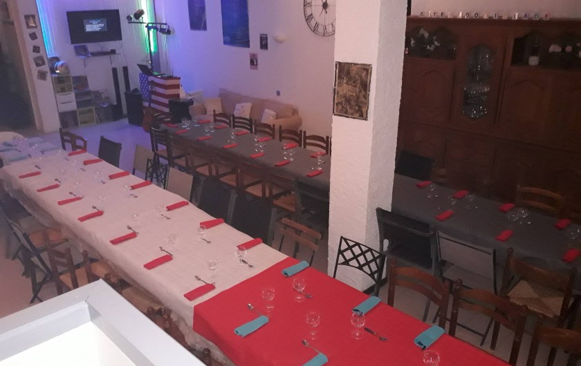 Location de vacances - Appartement à Autignac - Salle de réception pour 50 personnes
