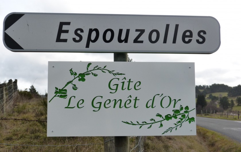 Location de vacances - Gîte à Saint-Chély-d'Apcher - Panneau