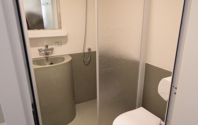 Location de vacances - Bungalow - Mobilhome à La Garette - Bungalow toilé 40m2 4 personnes (salle de bain)