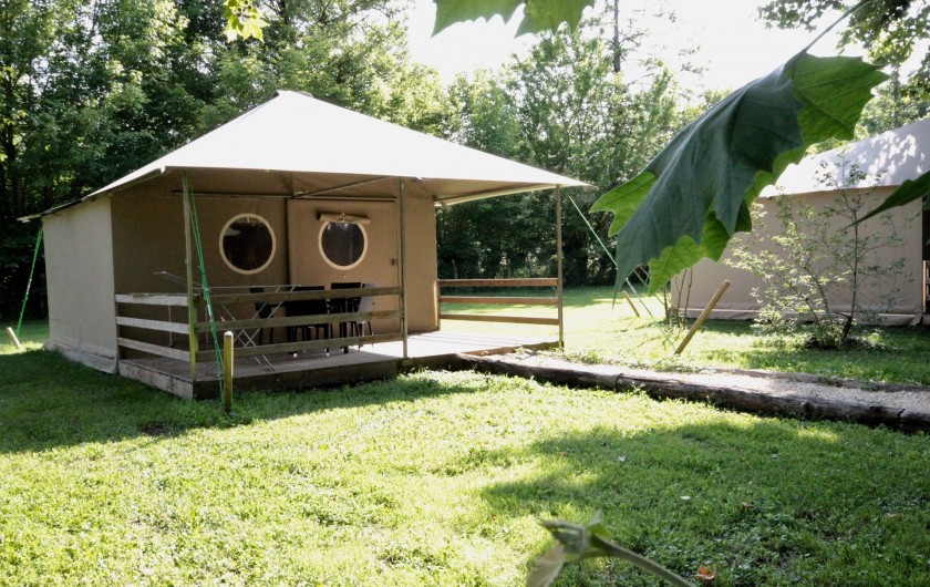 Location de vacances - Bungalow - Mobilhome à La Garette - Bungalow toilé 40m2 4 personnes (avec eau)