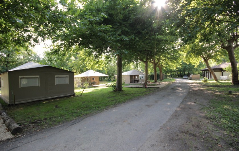 Location de vacances - Bungalow - Mobilhome à La Garette - Bungalow toilé 40m2 4 personnes