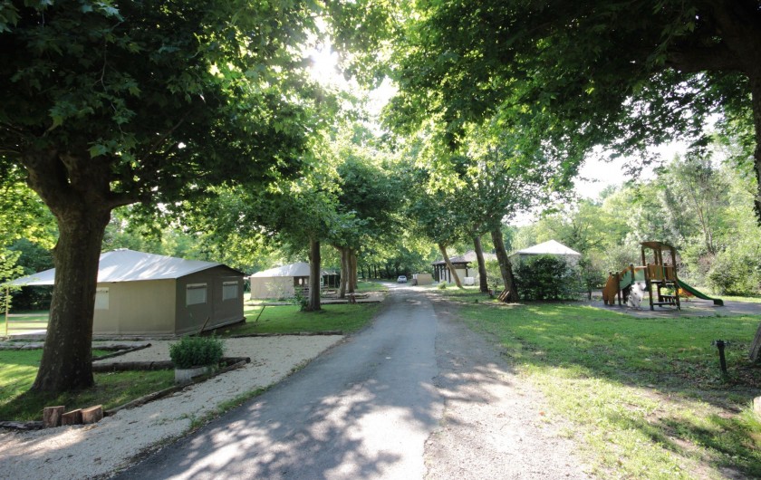 Location de vacances - Bungalow - Mobilhome à La Garette - Bungalow toilé 40m2 4 personnes