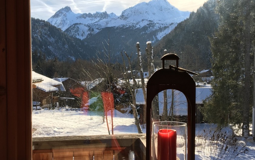 Location de vacances - Chalet à Les Contamines-Montjoie - Vue du salon