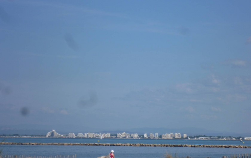 Location de vacances - Appartement à Le Grau-du-Roi - mer vue grande motte