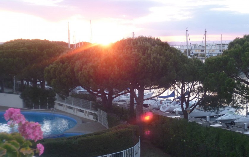 Location de vacances - Appartement à Le Grau-du-Roi - vue terrasse