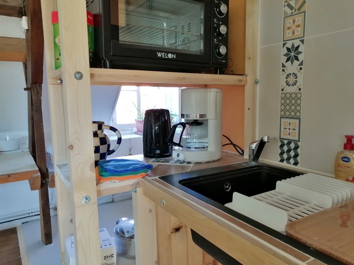 Location de vacances - Appartement à Haplincourt - espace cuisine