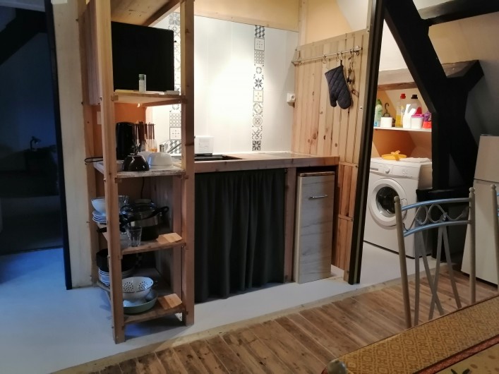 Location de vacances - Appartement à Haplincourt - Espace cuisine