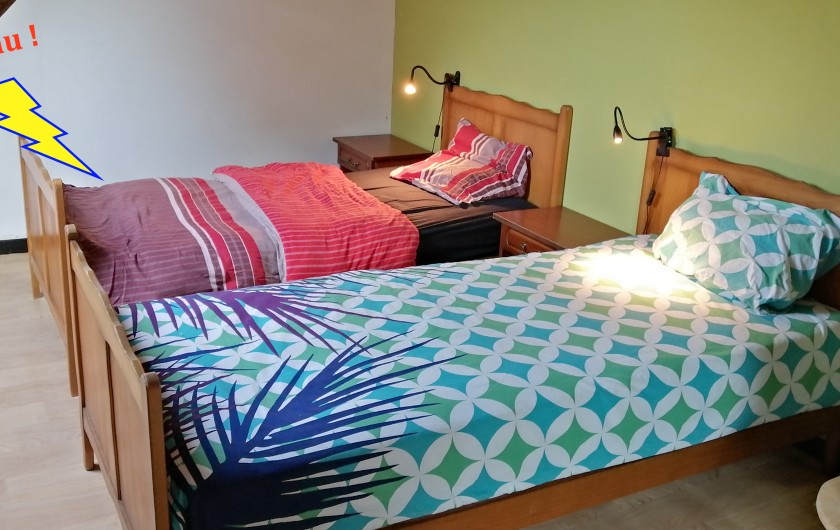 Location de vacances - Appartement à Haplincourt - 2ème chambre