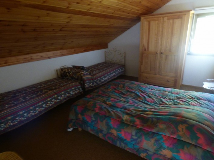 Location de vacances - Appartement à Vallouise - chambre 2 a l étage