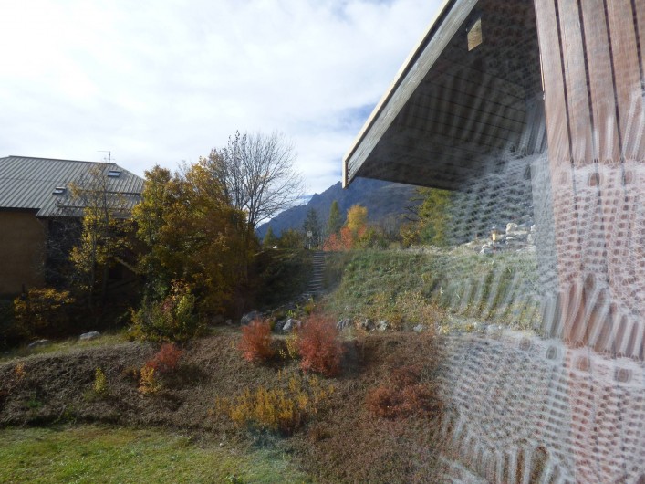 Location de vacances - Appartement à Vallouise - vue de la fenêtre de coin repas