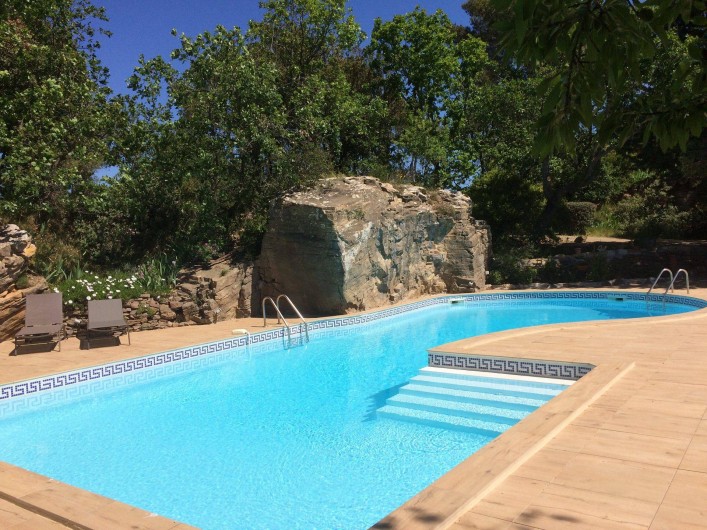 Location de vacances - Gîte à Minerve - la grande piscine