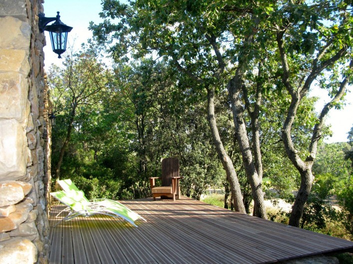 Location de vacances - Gîte à Minerve - la terrasse du sauna & hammam