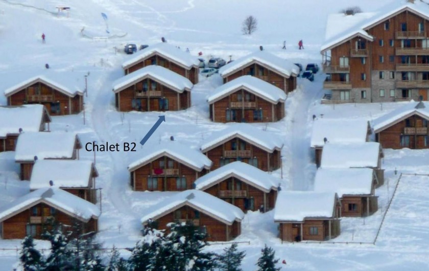 Location de vacances - Chalet à Le Dévoluy - Localisation B2, vue dégagée !