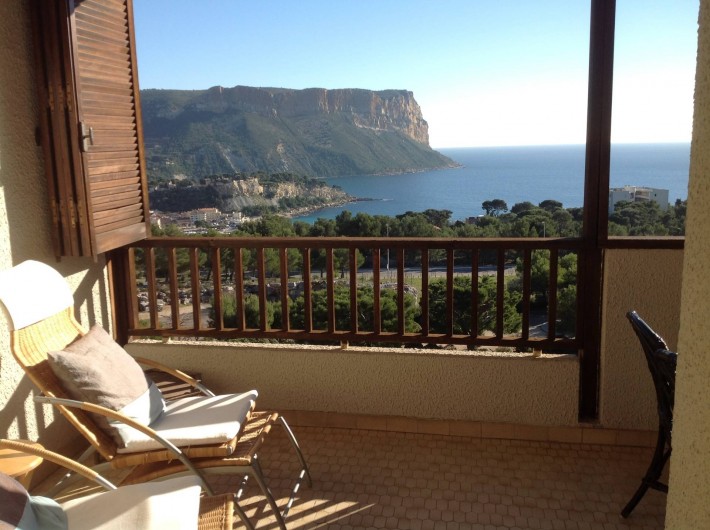 Location de vacances - Appartement à Cassis - Une partie du balcon