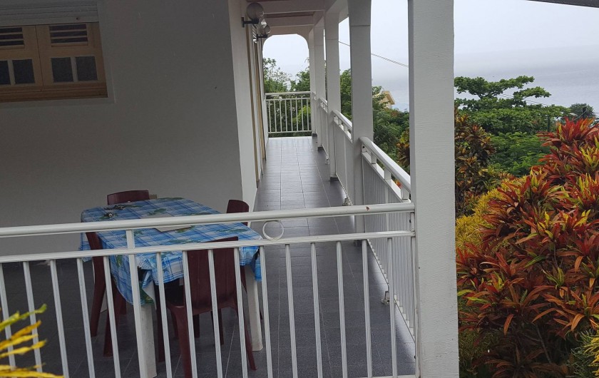 Location de vacances - Villa à Les Anses-d'Arlet - Angle de Terrasse et Véranda