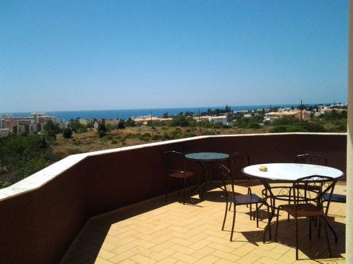 Location de vacances - Appartement à Armação de Pêra - Terrasse privée - vue océan