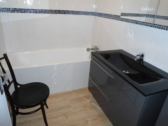 Location de vacances - Appartement à Le Touquet-Paris-Plage - deuxième salle de bain avec baignoire
